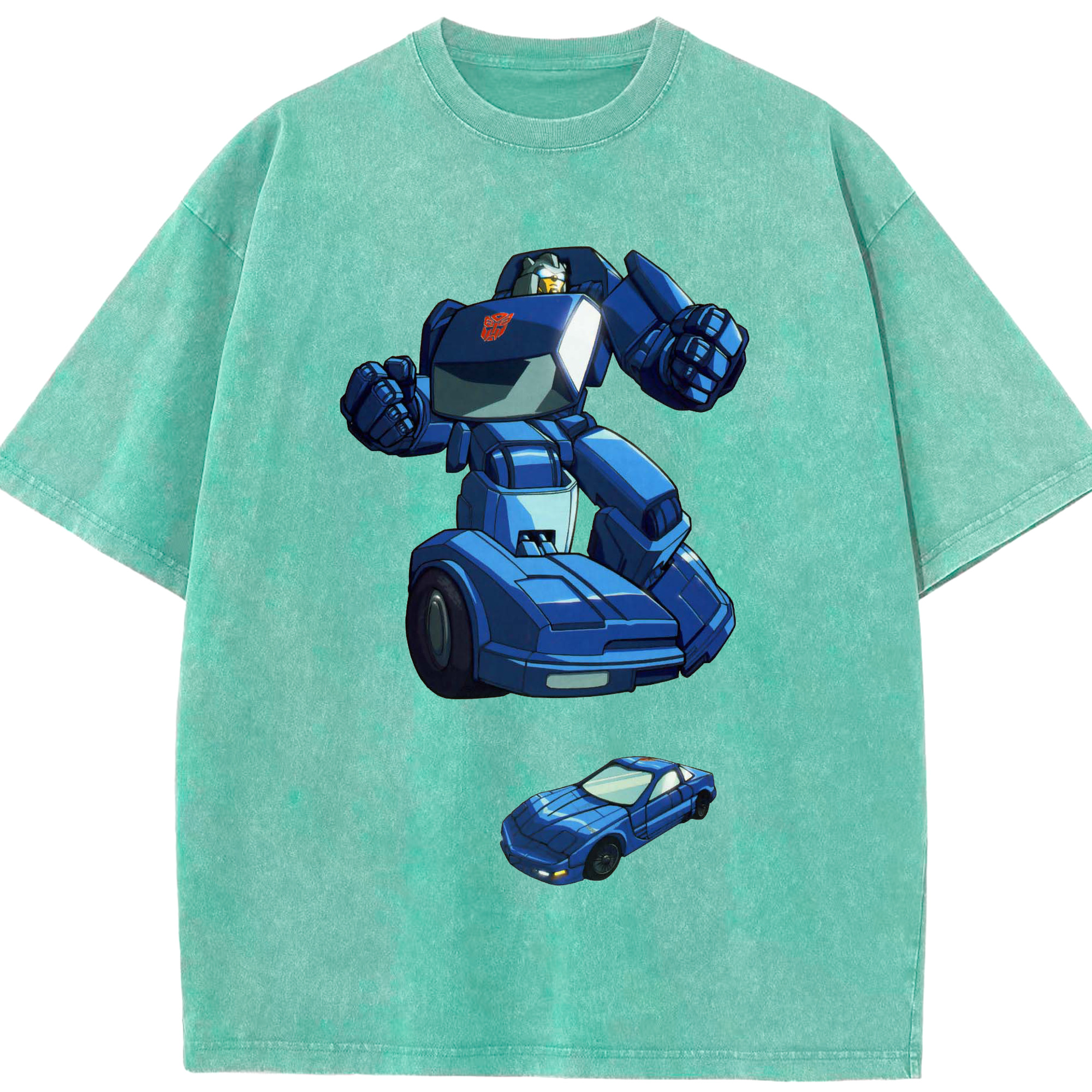 （画像用）  綿100% ヴィンテージ風 半袖Tシャツ（フロントプリント）